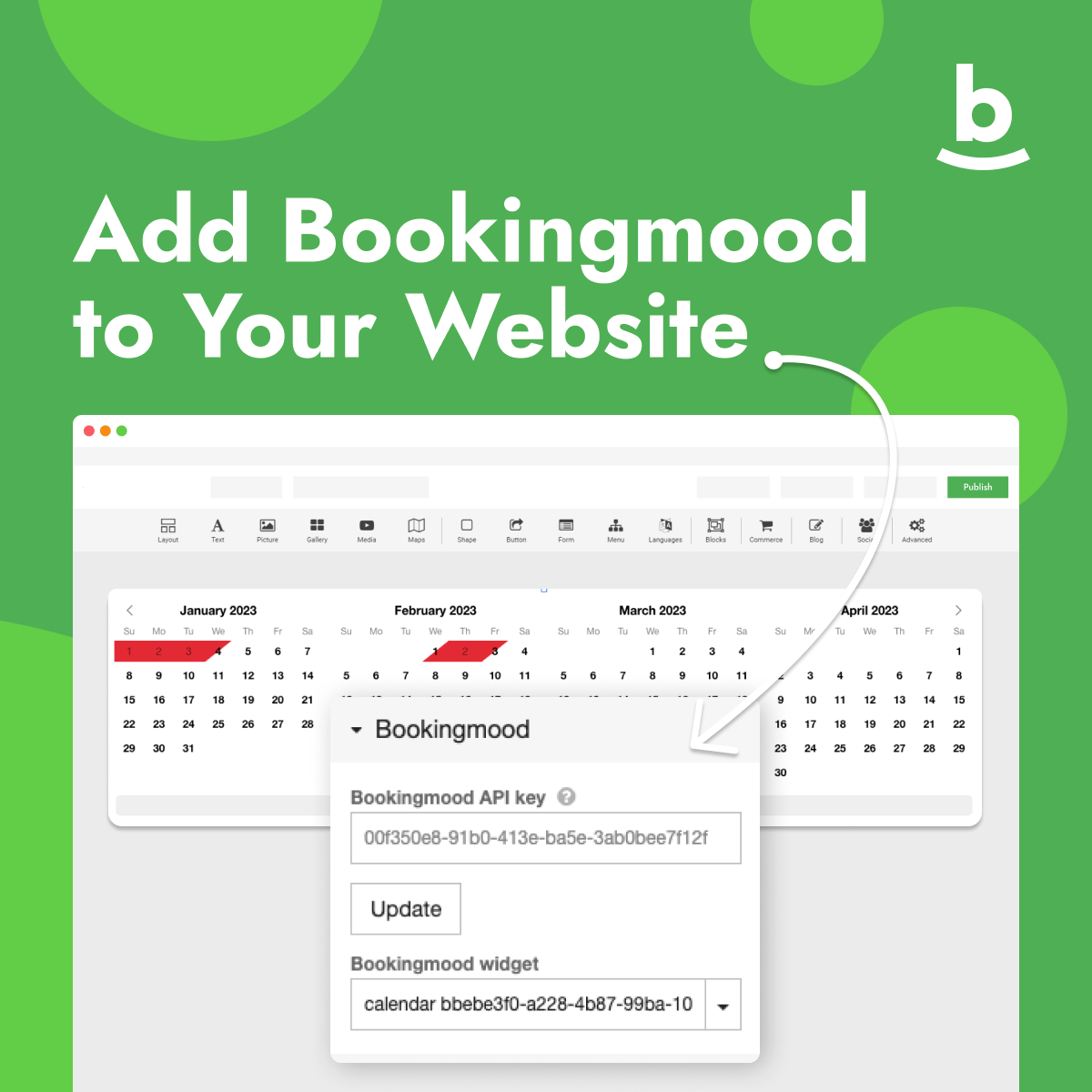 Add Bookingmood to Your Website